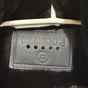 Blank NYC Black Bomber Jacket faux fur